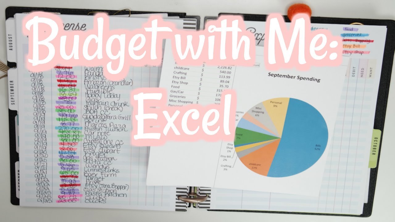 How to Use Excel To Track Expenses| Money Management | E.Michelle