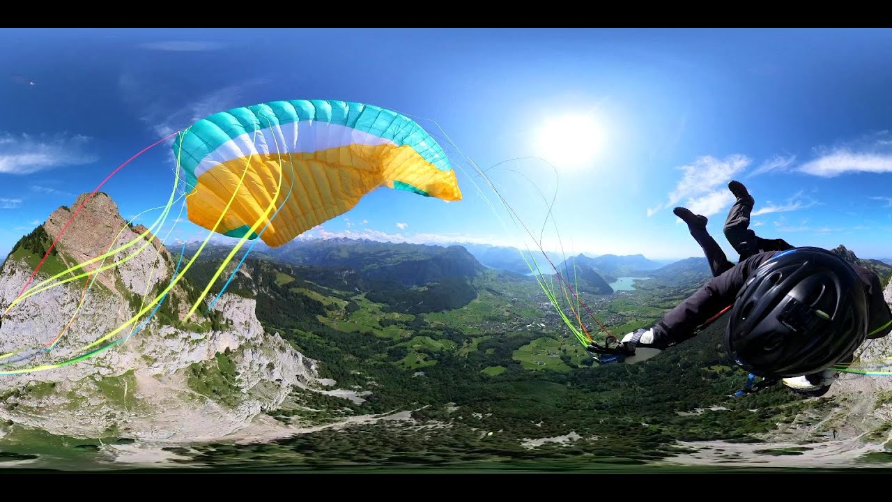 Paragliding Mythen Collapse