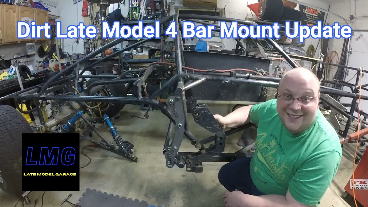 Right Side Four Bar Bracket Completed on Our Dirt Late Model Chassis Update