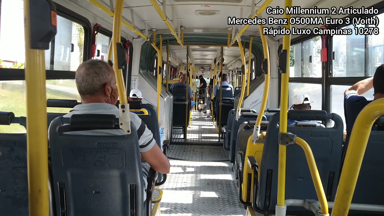 Som do Motor + Interior - O500MA Voith Caio Millennium II Articulado / Rápido Luxo Campinas 10278