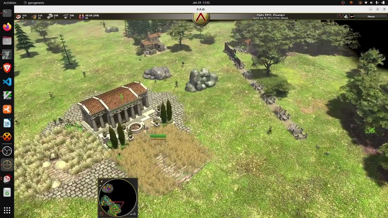 0 A.D. Empires Ascendant Online Multiplayer Gameplay Footage