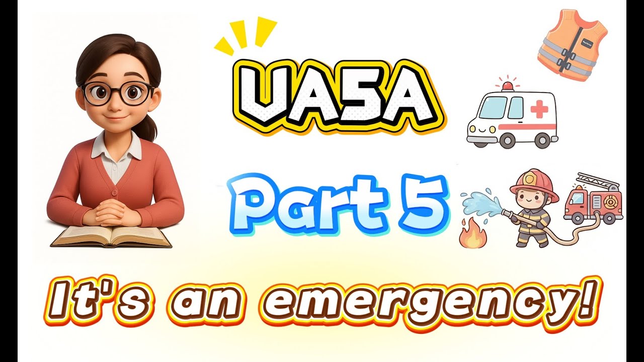 UASA ENGLISH | Part 5 | YEAR 6 | It's an emergency! #UASA #English #UASAEnglishPart5
