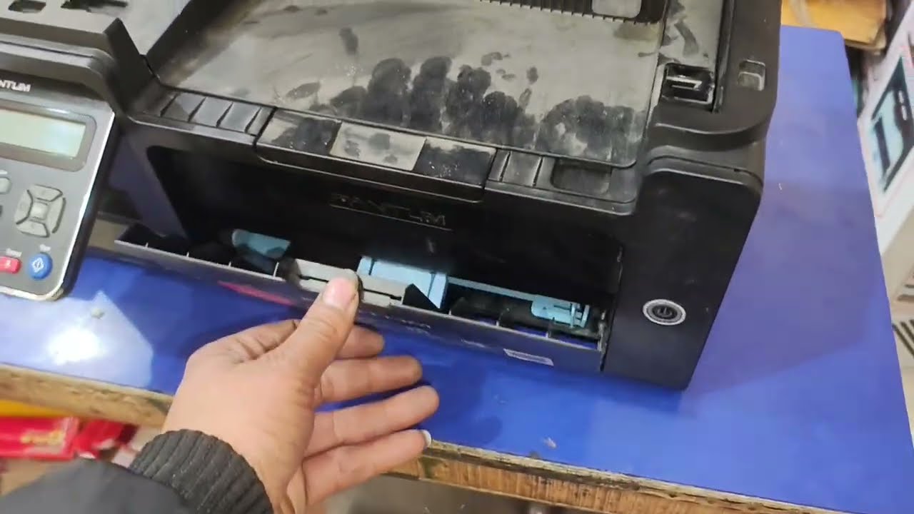 Pantum M6518 All-in-One black and white printer paper jaam 100% solve print quality relay motor