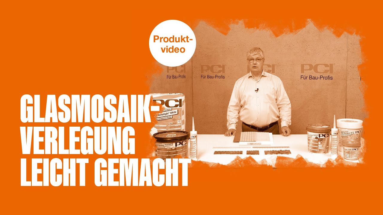 Glasmosaik-Verlegung leicht gemacht!