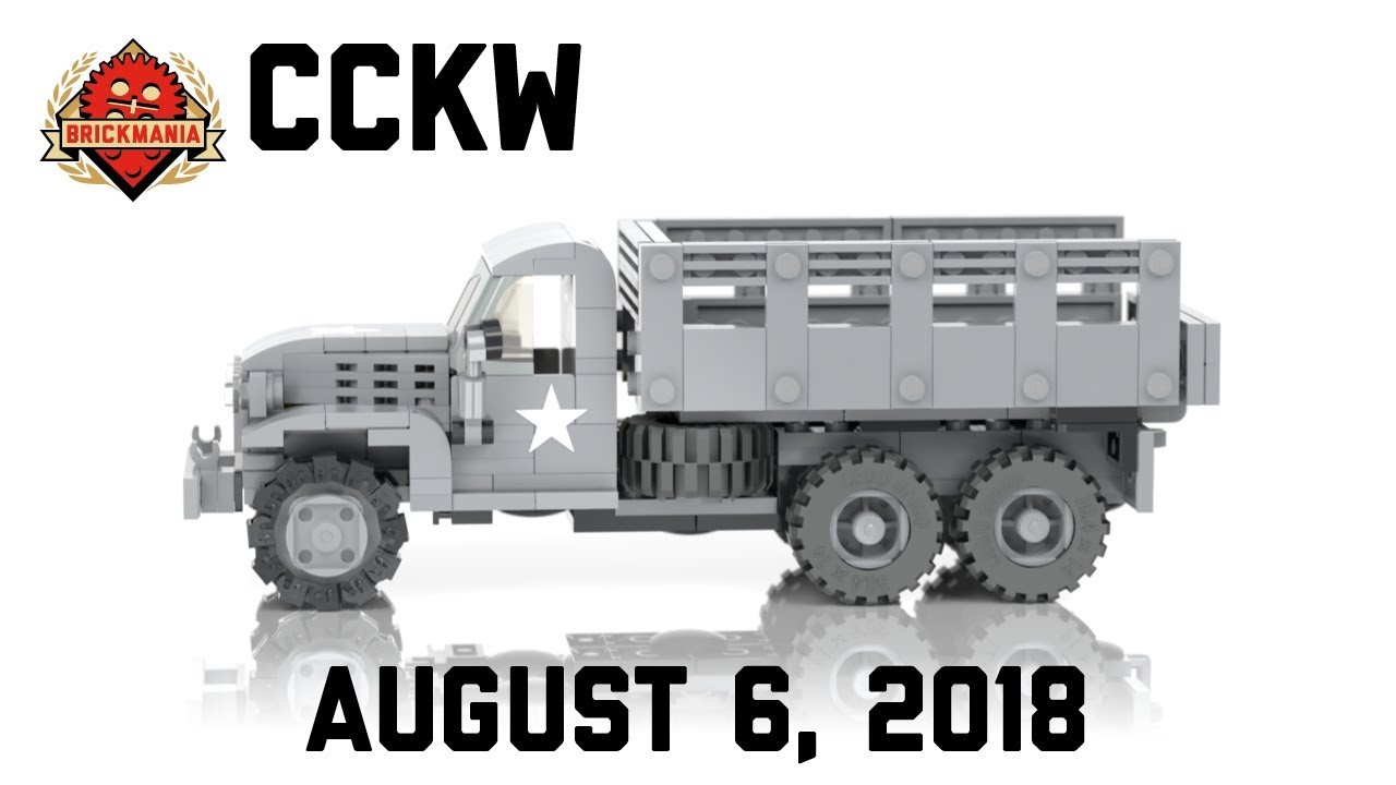 GMC CCKW - 2 1/2 Ton Cargo Truck - Custom Military Lego