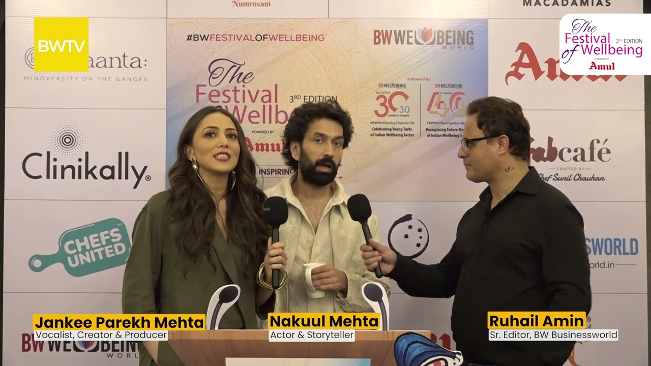 Nakuul Mehta, Actor & Storyteller and Jankee Parekh Mehta, Vocalist | BW Festival of Wellbeing