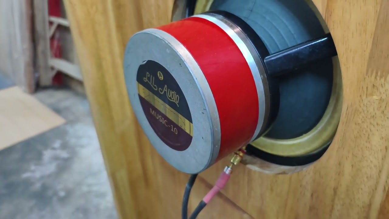 Open Baffle || Lii Audio Alnico10 + W15B