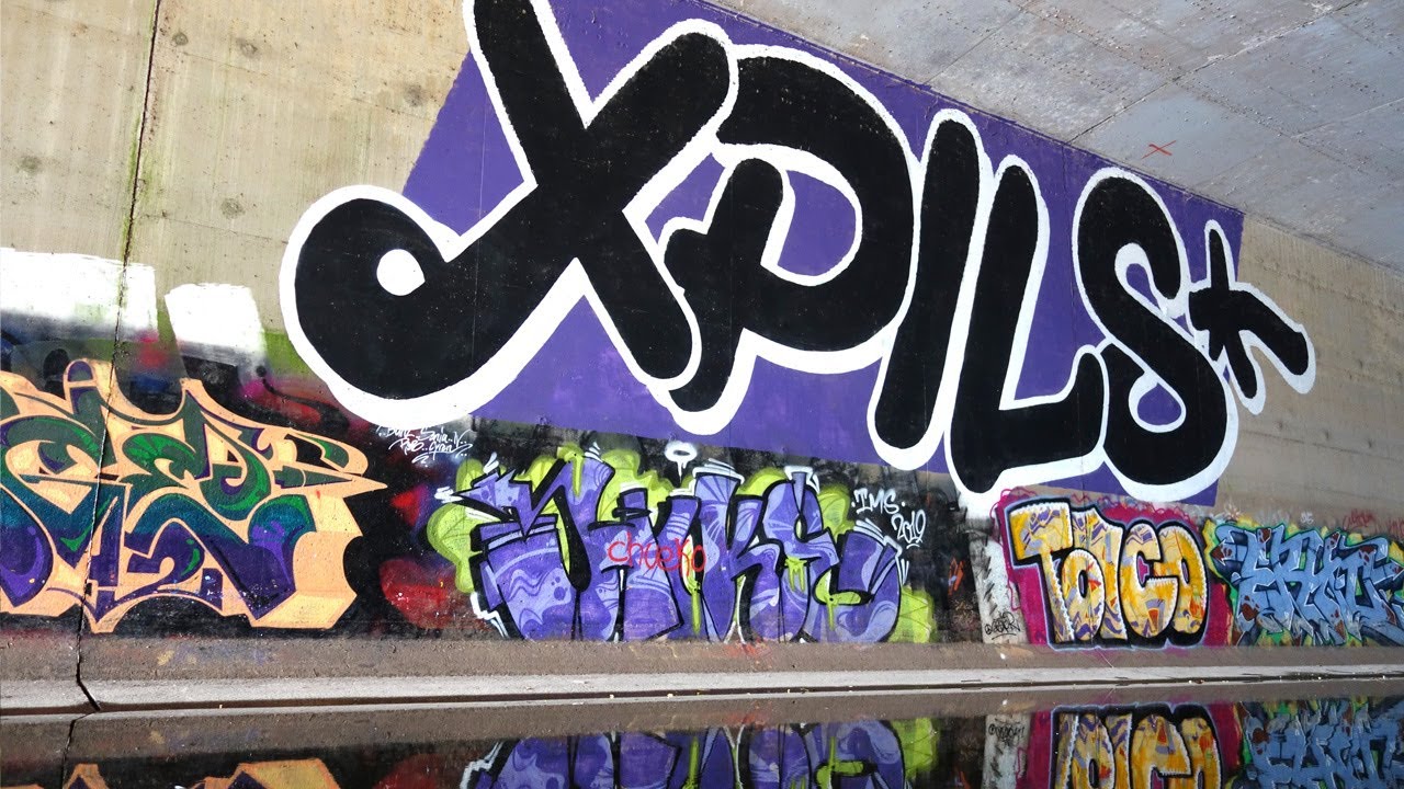 Sewer Tunnel Graffiti Exploration
