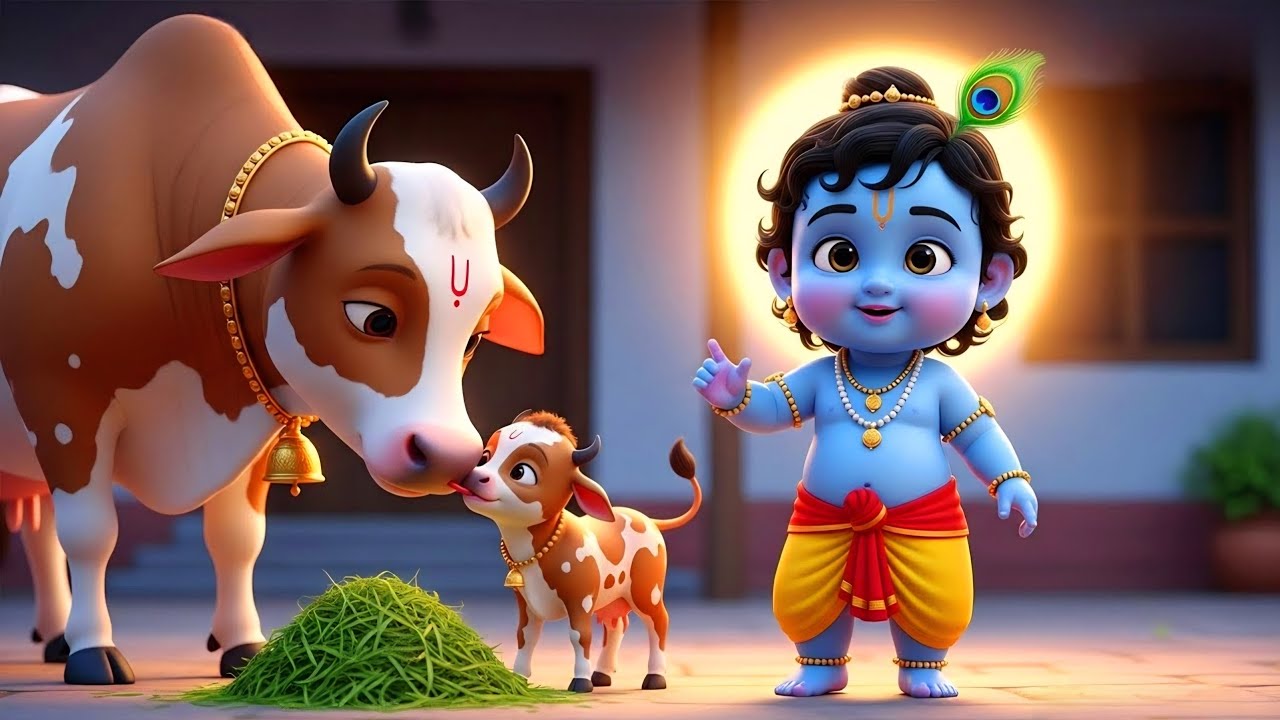 छोटी छोटी गैया छोटे छोटे ग्वाल। Choti Choti Gaiya Chote Chote Gwal। #kanha #krishna #krishnabhajan
