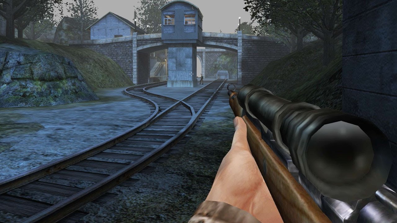 Diverting the Enemy - Medal Of Honor: Allied Assault No commentary gameplay