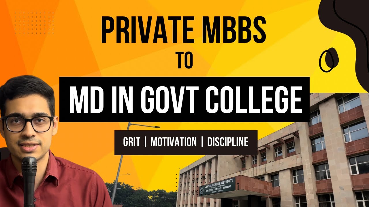 Journey from PRIVATE MBBS to MD in GOVERNMENT HOSPITAL | NEET PG Motivation
