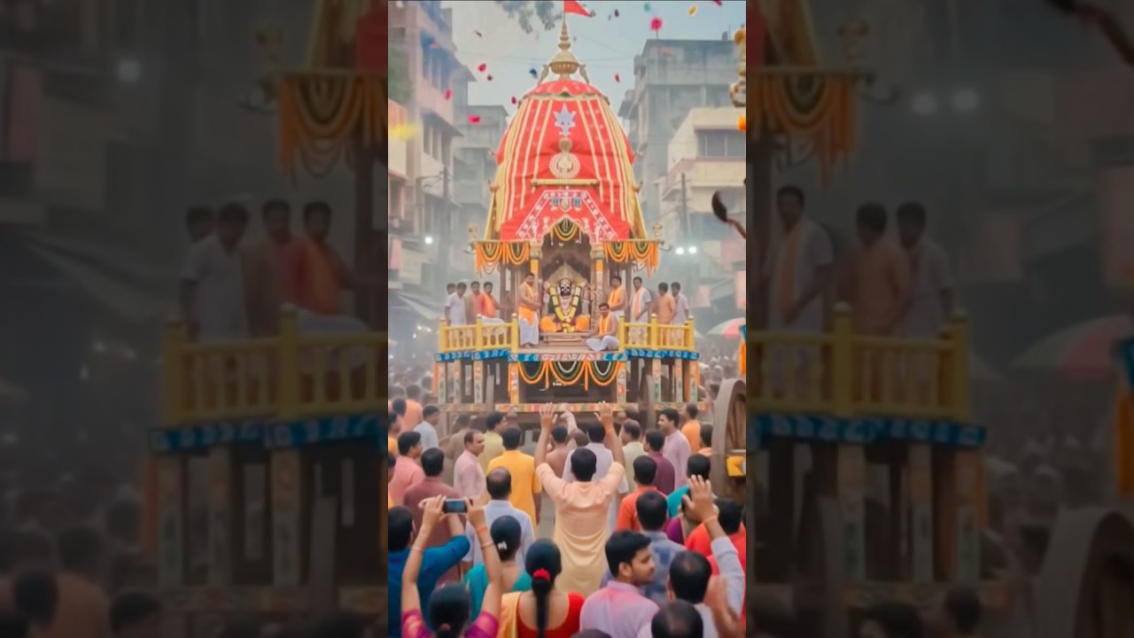 Divine journey of Lord jaganath: Rath yatra puri🚩🌹 #mahparbhu &hearts;️🙏