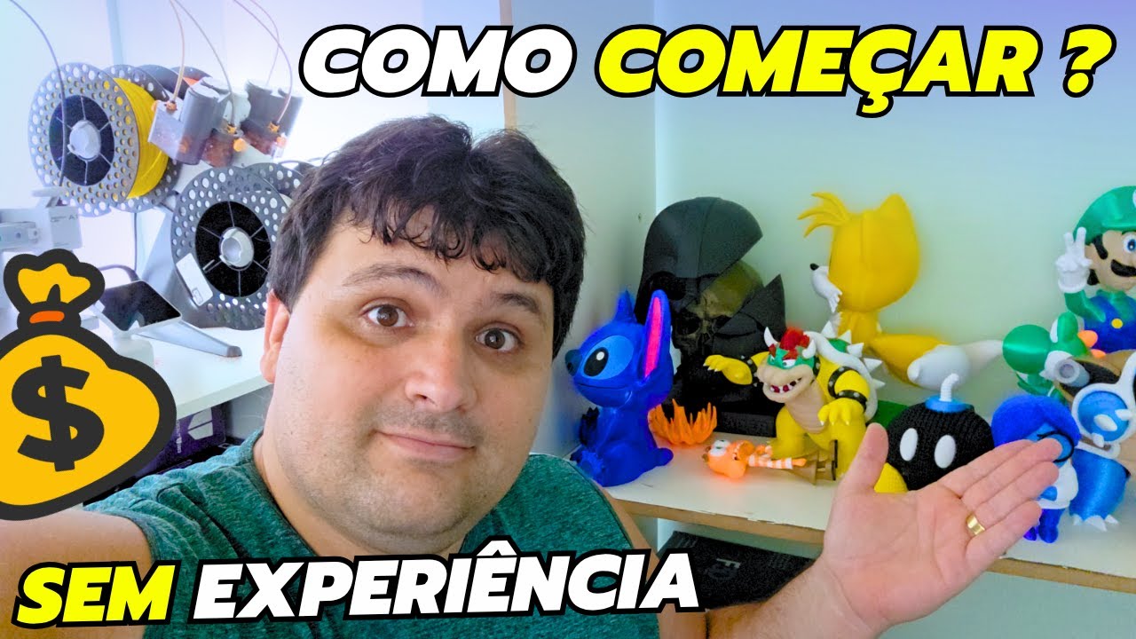 COMO COMEÇAR A LUCRAR COM AS MÁQUINAS 3D SEM EXPERIÊNCIA ALGUMA?