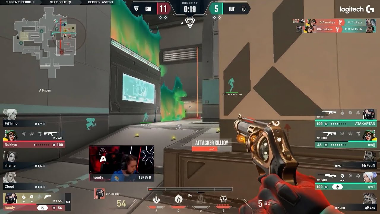 GIA Nukkye 2v5 ACE against FUT | VCT EMEA