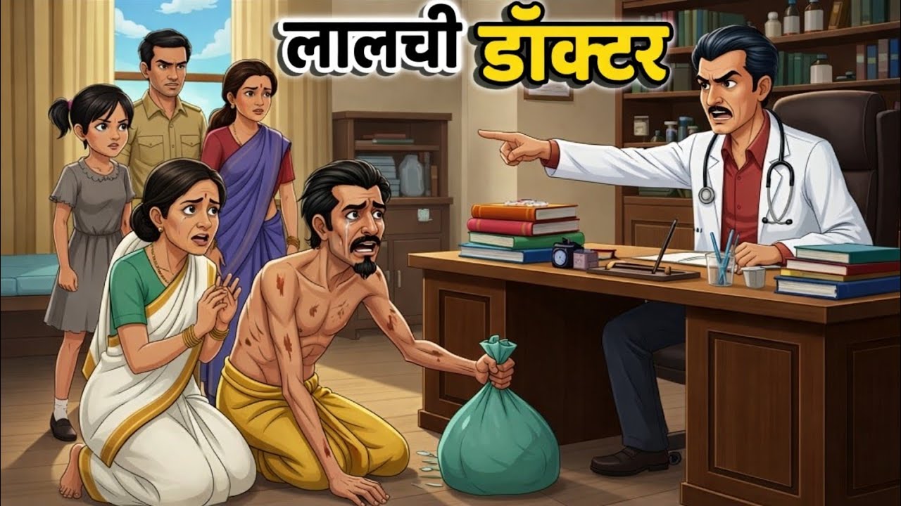 डॉक्टर का लालच और उसका शिकार //डॉक्टर ने लालच किया और उसका शिकार करने वाला//#trrndingshorts #lalachi