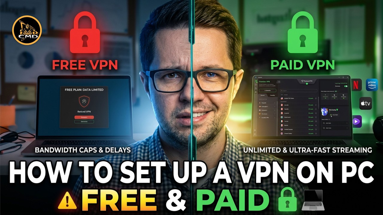 How to Set Up a VPN on PC Free & Paid 🔒💻