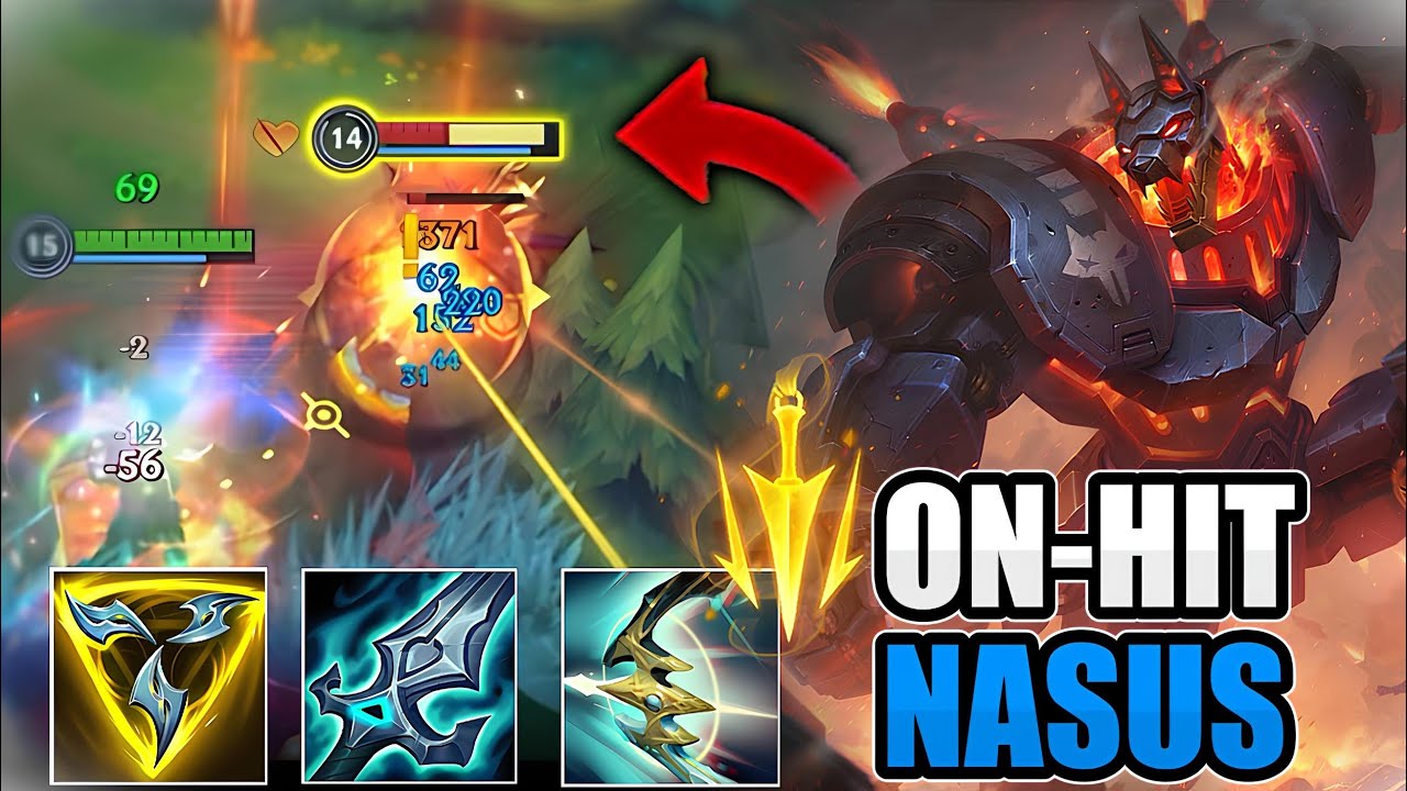 On-Hit Nasus is Actually Good? Melting Tanks! Wild Rift (Runes & Build)