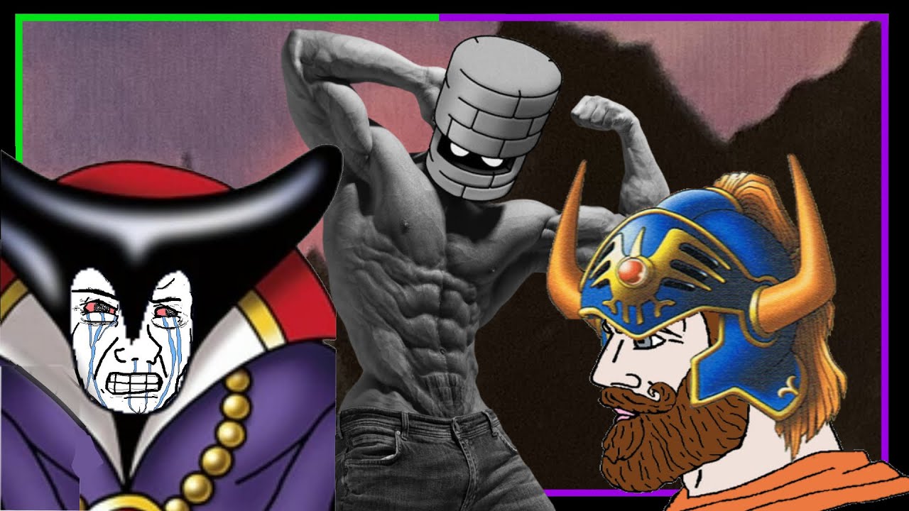 La Historia de Dragon Quest I, pero son memes.