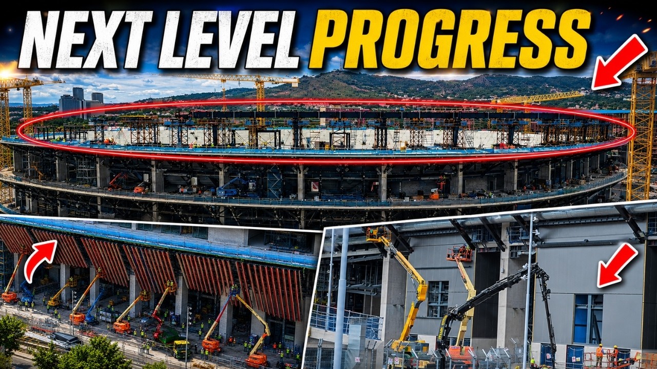 🚨 Camp Nou's Biggest Transformation Yet: Massive Fa&ccedil;ade & Compression Ring Expansion Revealed