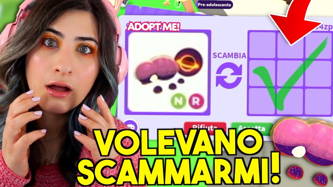 Hanno provato a SCAMMARMI mentre SCAMBIAVO il nuovo SCARABEO NEON 😱 [Roblox AdoptMe ITA]