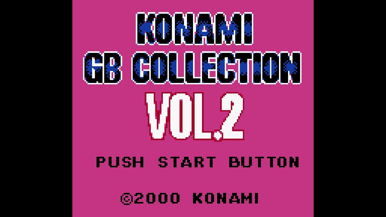 Konami GB Collection Vol 2. [GBC - Konami]. (1999). Full Playthrough.