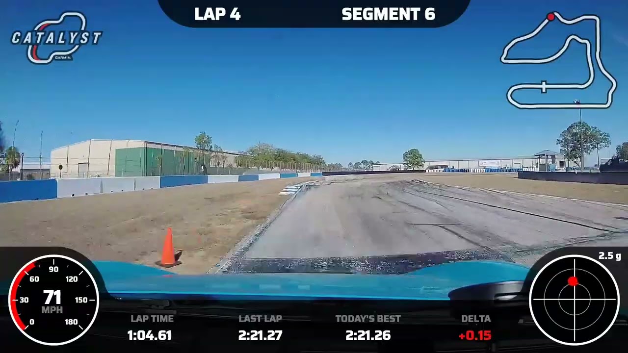 48 Hours at Sebring DE with Suncoast PCA. New PB on a cold day of 2:20.79