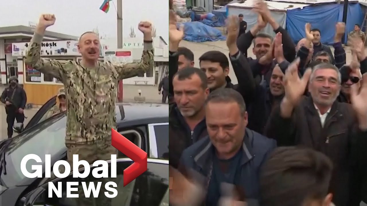 Azerbaijan president Aliyev visits Nagorno-Karabakh, says Armenia must 