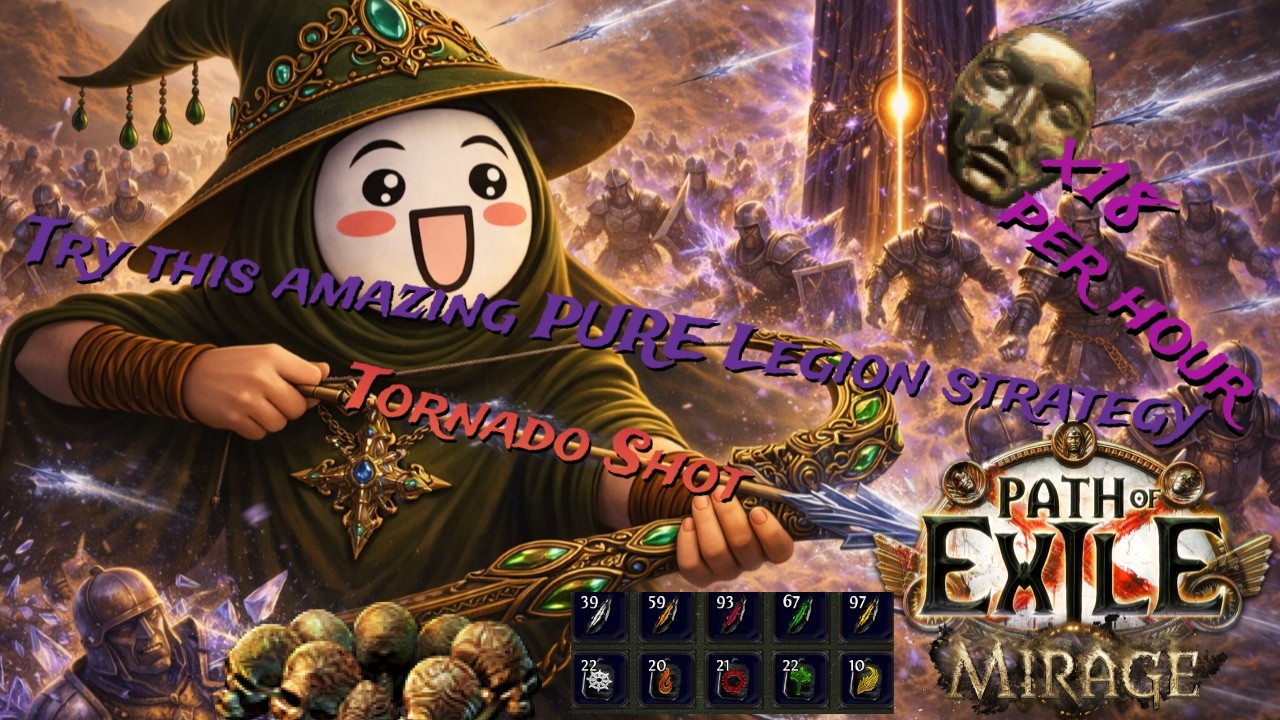 18 Divines/Hour Pure Legion Farming Strategy | Mirage League | Trade your FPS for currency!