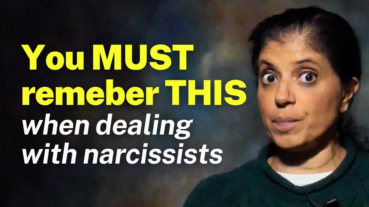 4 CRUCIAL things to REMEMBER when dealing with narcissists