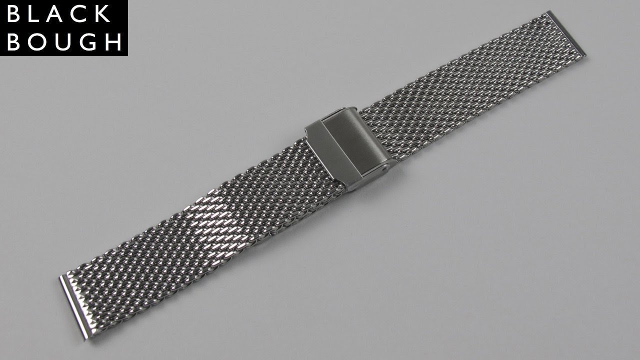 Stainless steel Milanese mesh watch bracelet