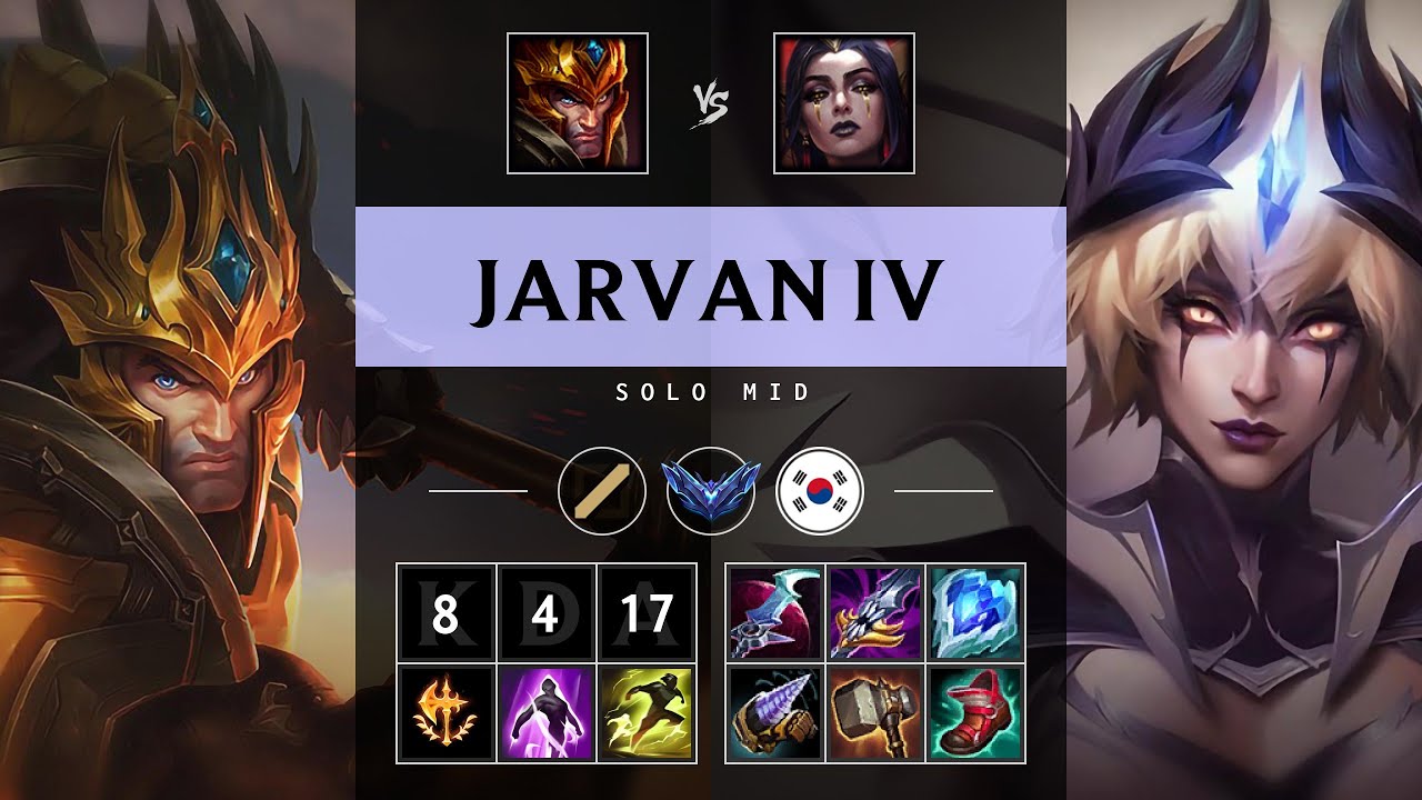 Jarvan IV Mid vs LeBlanc - KR Diamond Patch 25.13