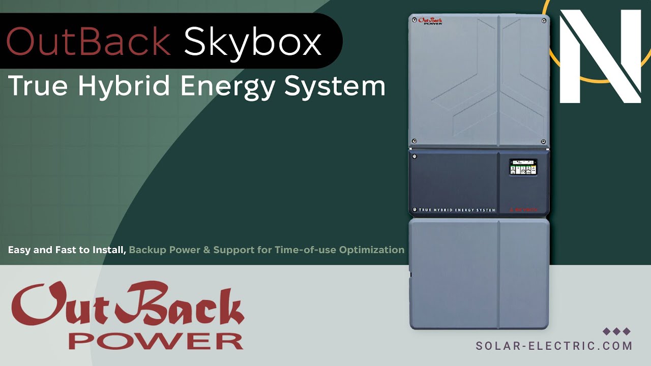 OutBack Skybox True Hybrid Energy System