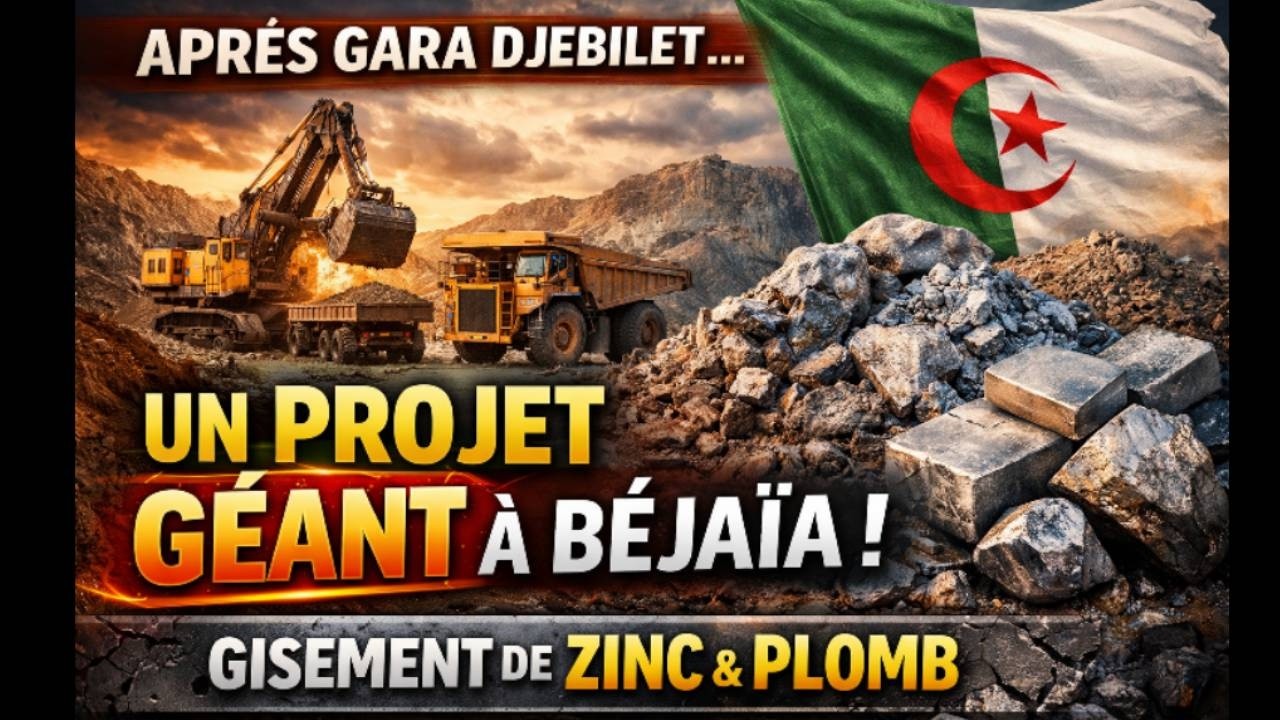 🇩🇿🔴Algérie : un gisement colossal de zinc-plomb change la donne à Béjaïa !