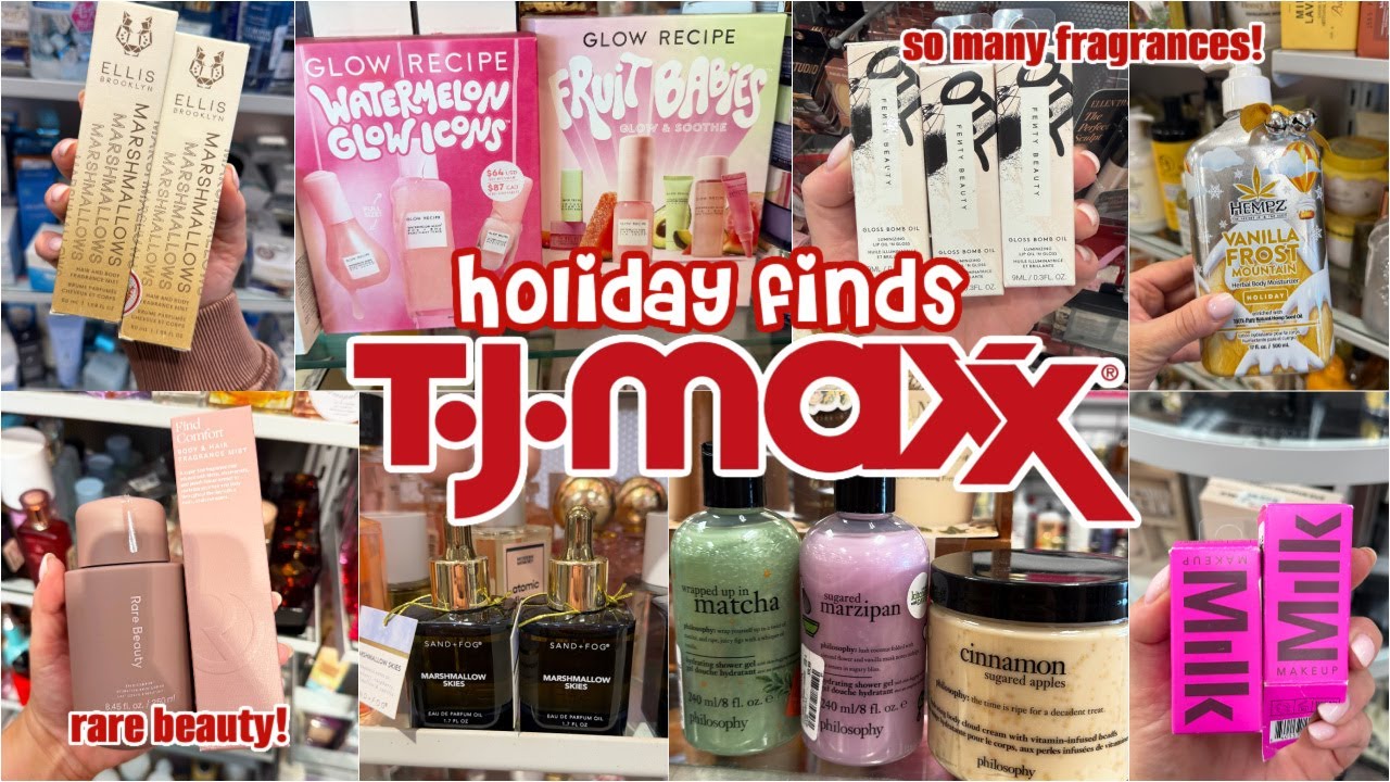 Покупка ароматов и косметики для отдыха в TJ MAXX