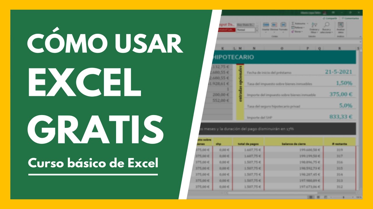 Cómo usar Excel GRATIS online con OneDrive 100% legal ✅ Microsoft 365