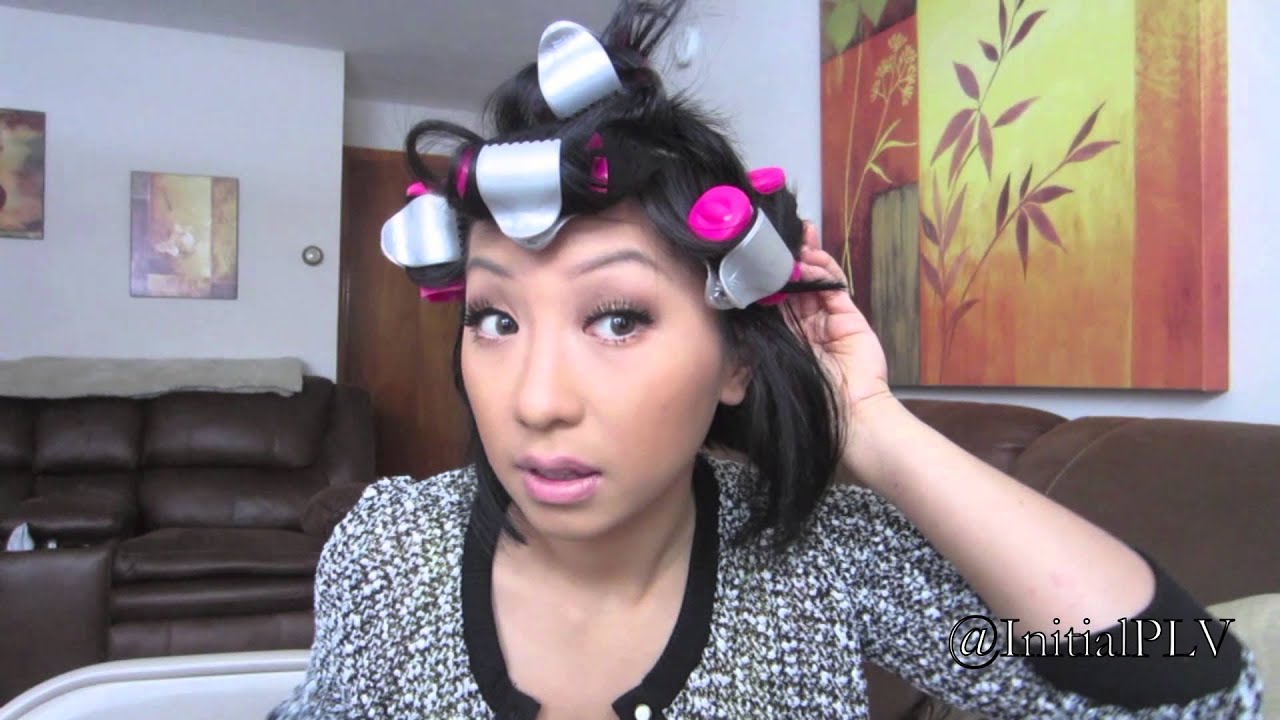 HOW TO STYLE: SHORT HAIR/BOB-CUT WITH CONAIR HOT-ROLLERS