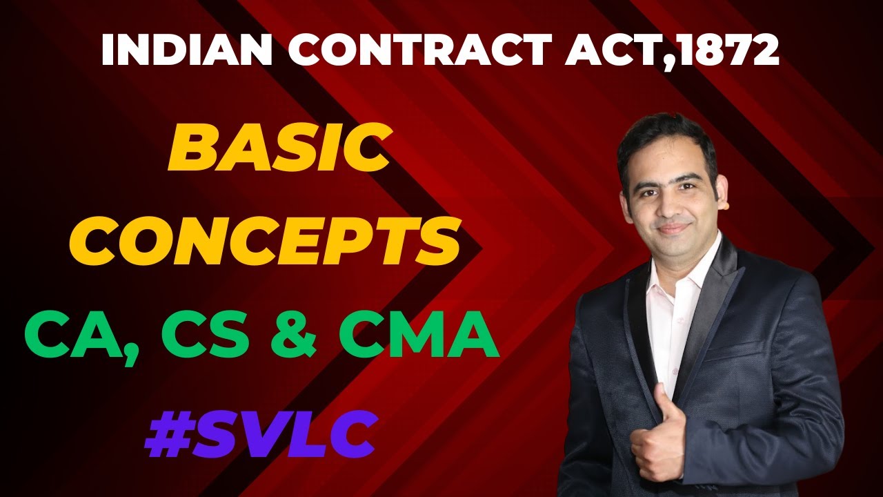 Indian contract Act, 1872 | All Basic Concepts Covered | SVLC