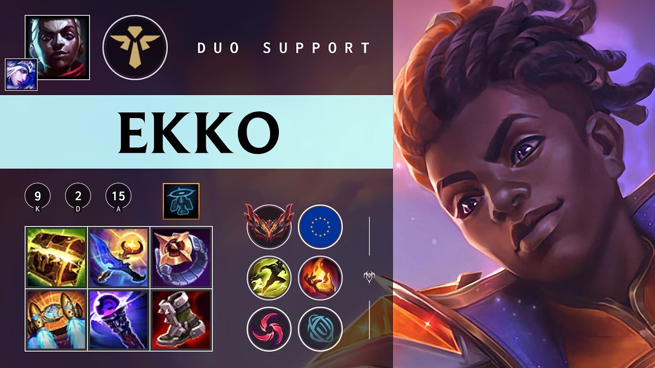 Ekko Support vs Soraka - EUW Grandmaster Patch 26.07