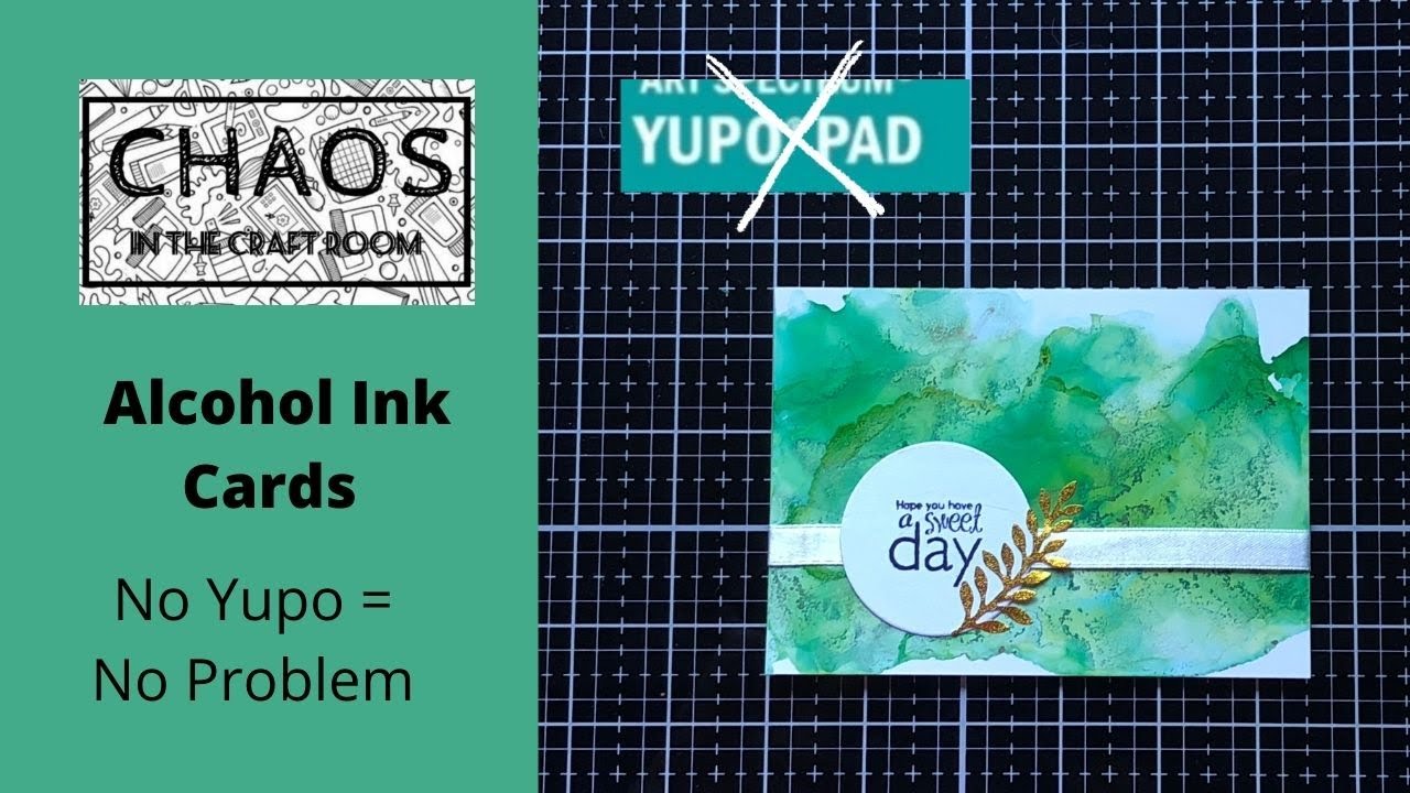 Alcohol Ink Alternatives (No Yupo Paper)