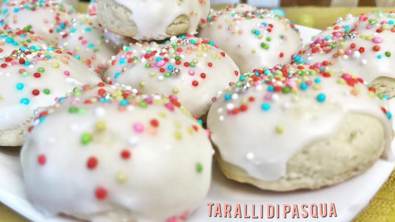 LI FAI IN 5 MINUTI QUANDO NON HAI TEMPO, TARALLI DOLCI DI PASQUA