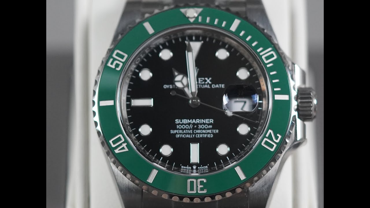 롤렉스 그린 스타벅스 서브마리너 41mm  (70층) 클린팩토리