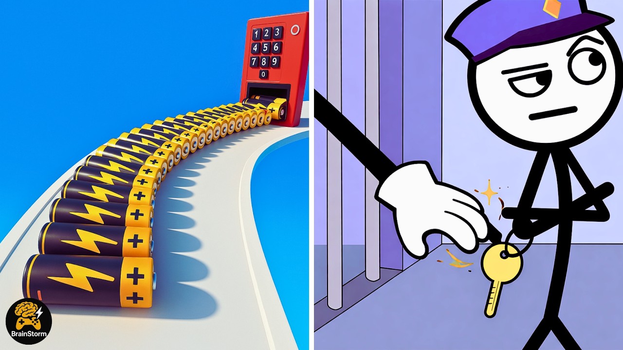 Battery Run V/s Thief Puzzle | Max Gameplay | New Update 2026