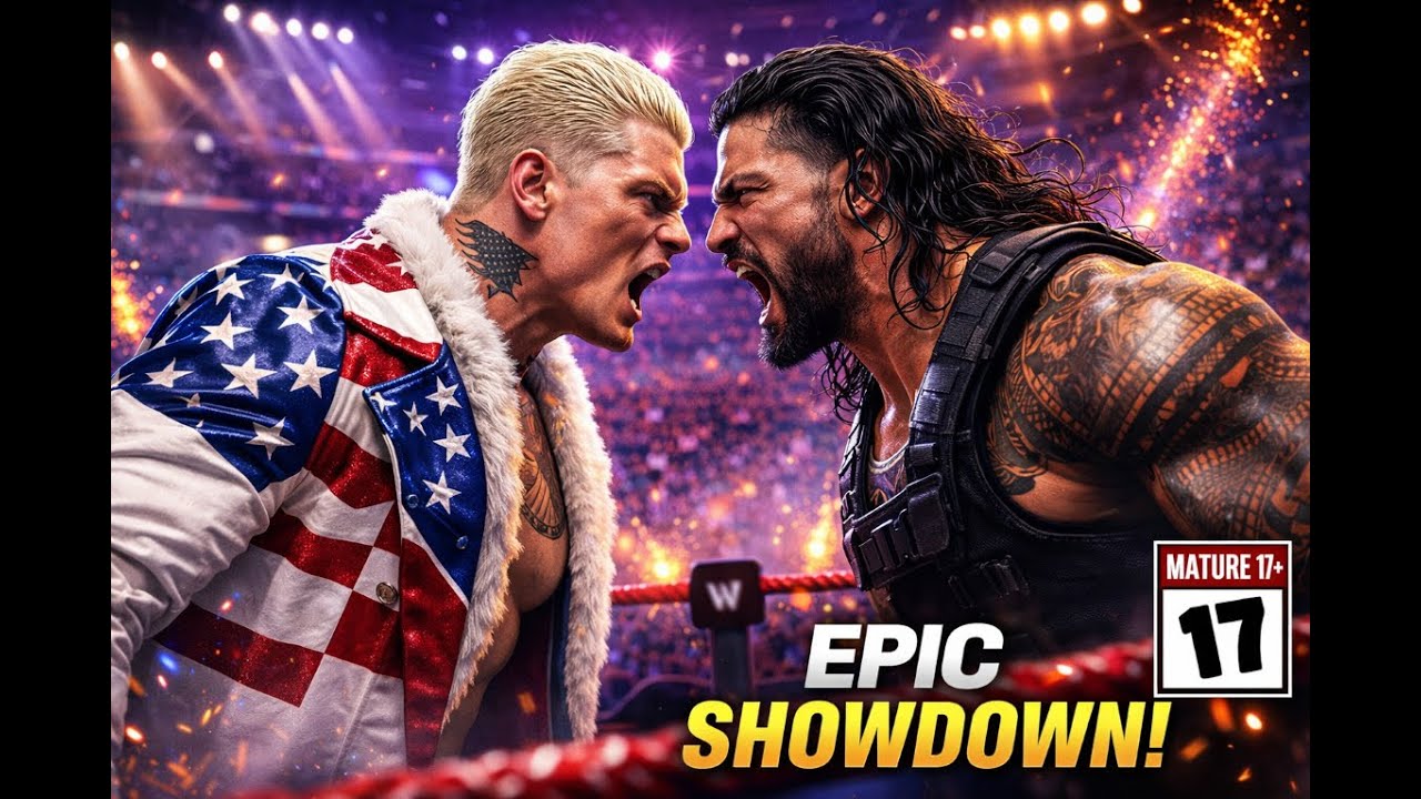 Roman Reigns vs Cody Rhodes The American Nightmare Takes on The Tribal Chief #wwe #shorts