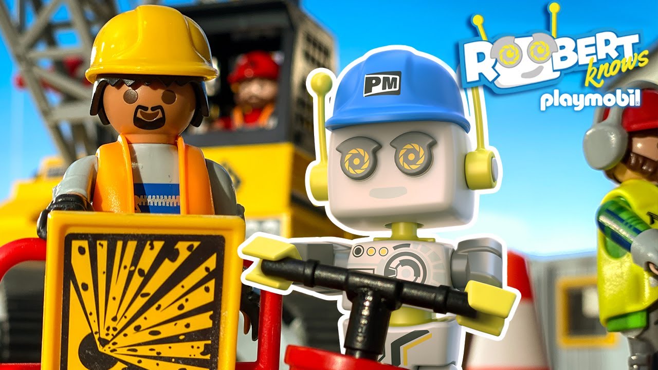 ¿Cómo se derriba una casa? 🏗 ROBert lo sabe | PLAYMOBIL en Español