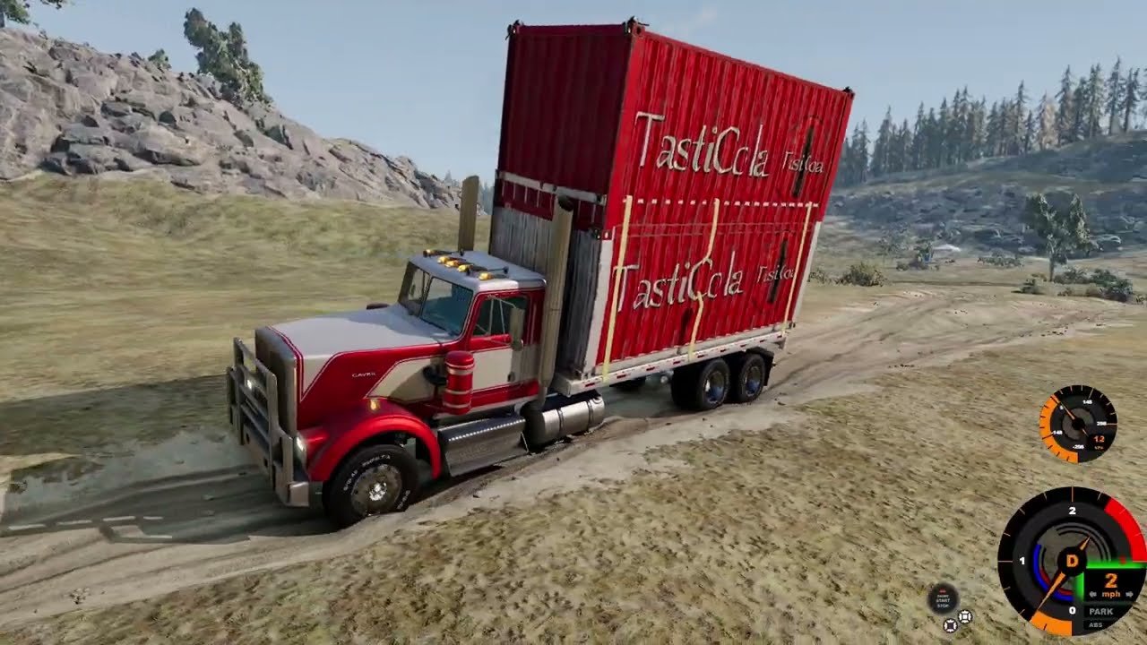 T84 Show Truck (M) Driving || BeamNG.drive