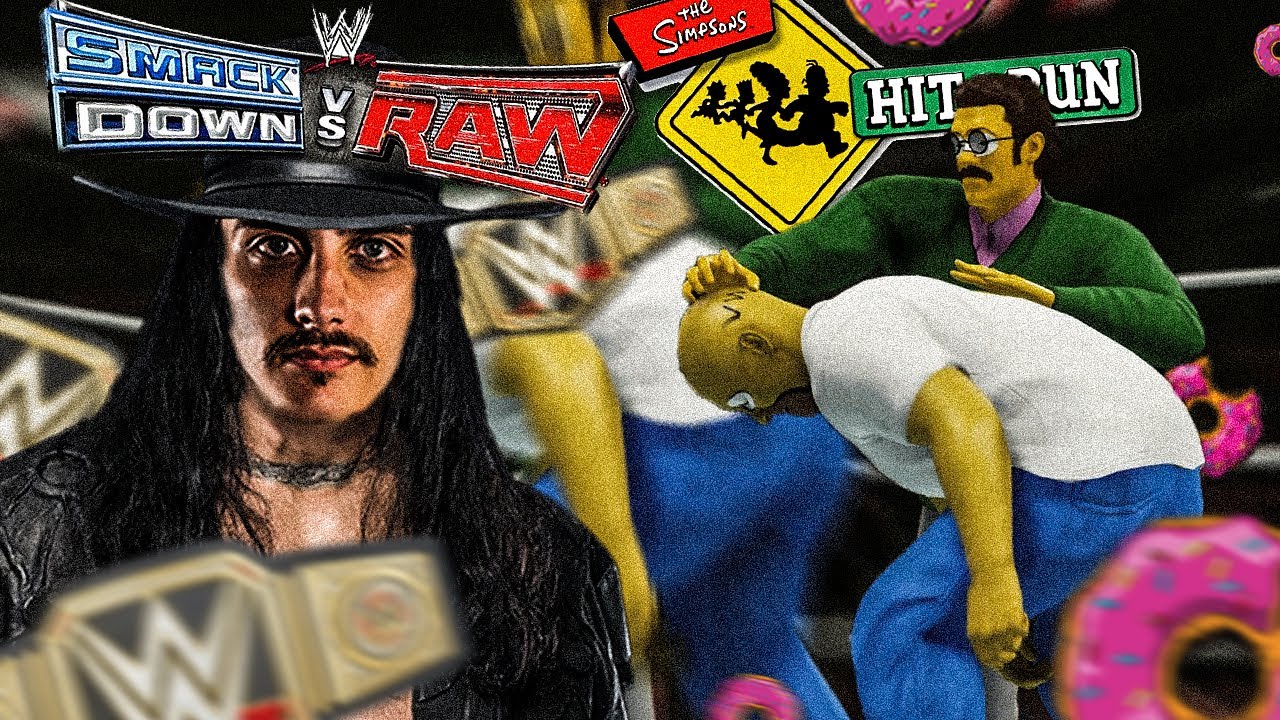 RETOUR EN ENFANCE 👶| WWE SmackDown vs. Raw + Simpsons Hit & Run