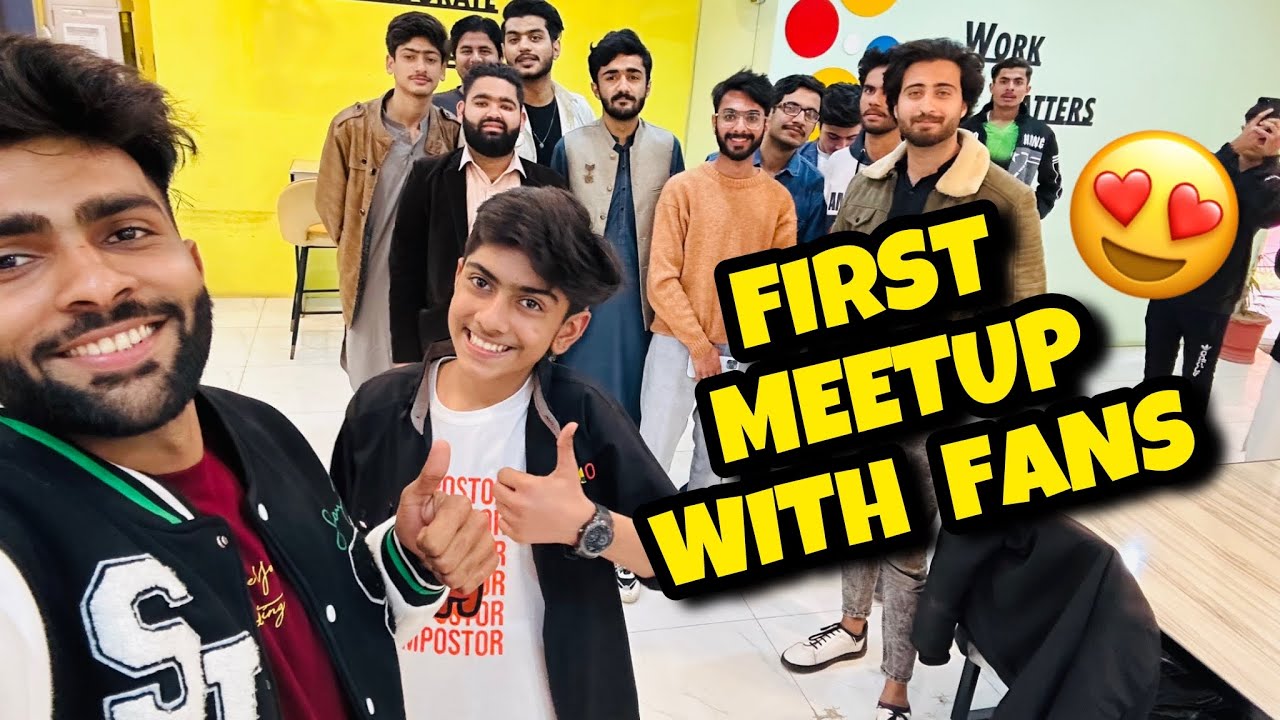 First meetup with my fans😍😋