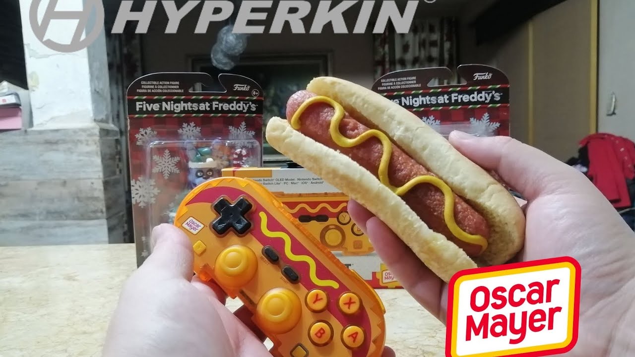 UNBOXING 📦 Control Hyperkin Pixelart Edición 👾 Limitada Oscar Mayer Hotdog 🌭 