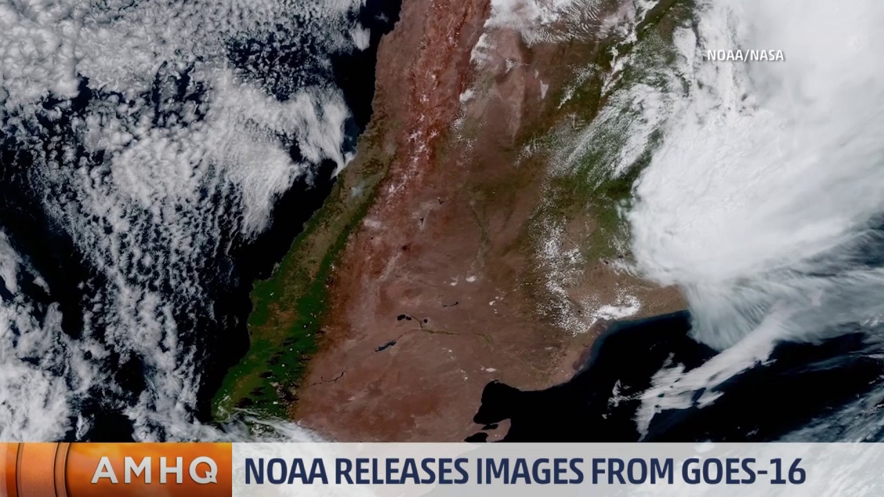 NOAA Releases Images From GOES-16