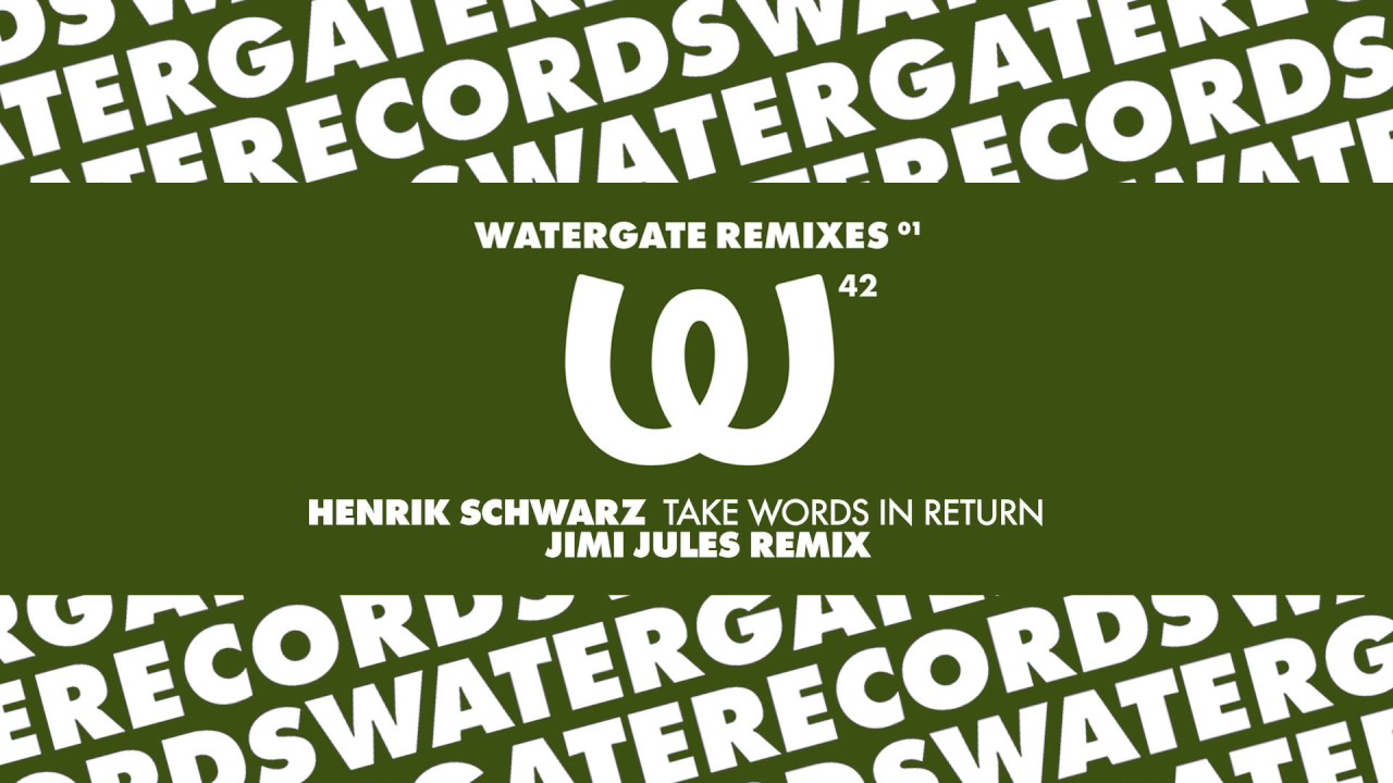 Henrik Schwarz - Take Words In Return (Jimi Jules Remix)